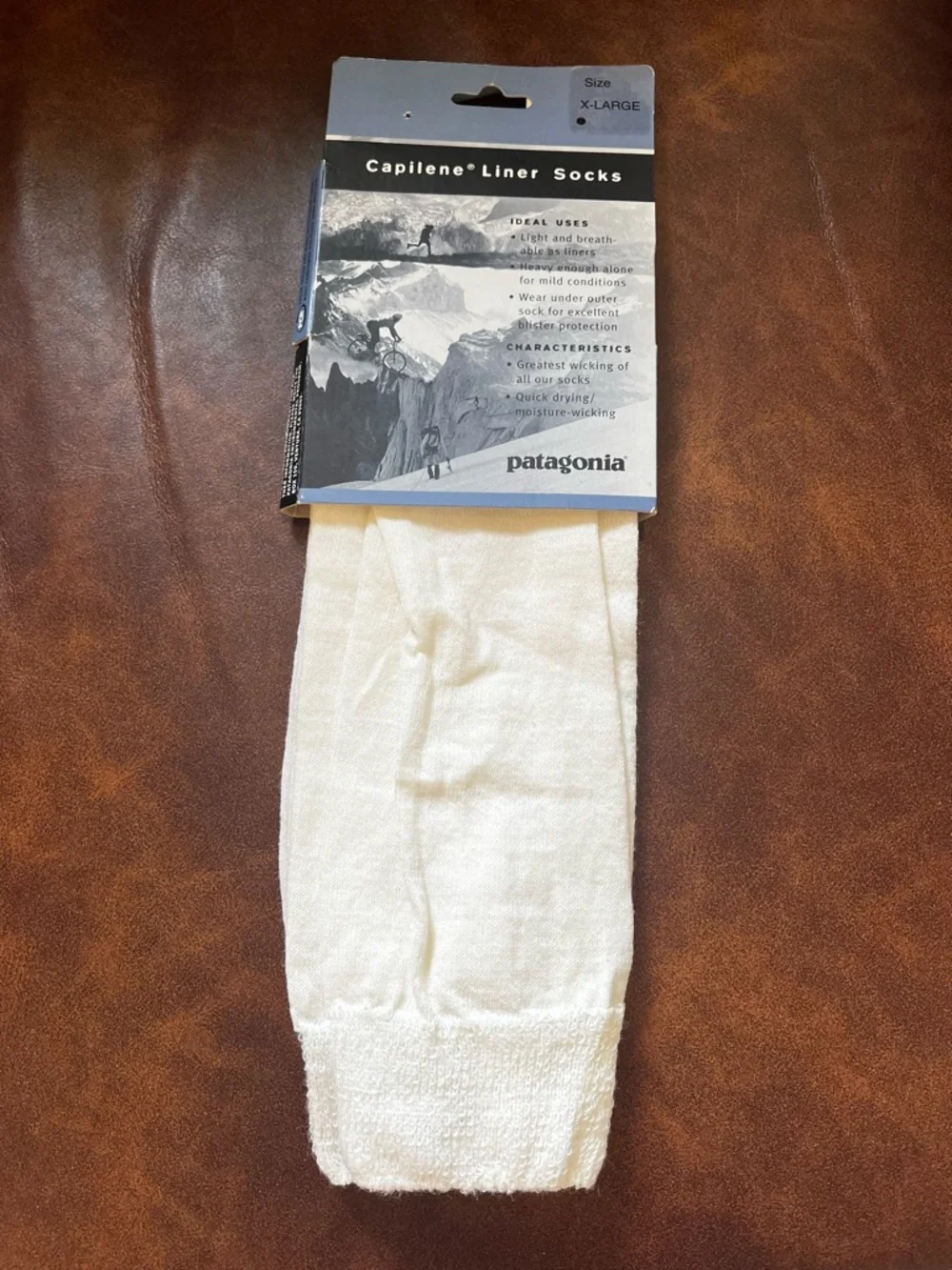 Patagonia White Capilene Liner Socks - Men's
